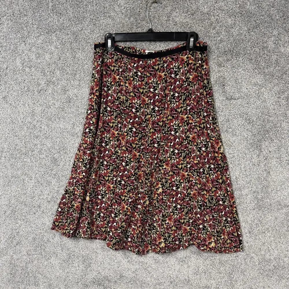 Christopher & Banks Skirt 8 Floral Cottagecore Slow Living Earthy Indie Sleaze
